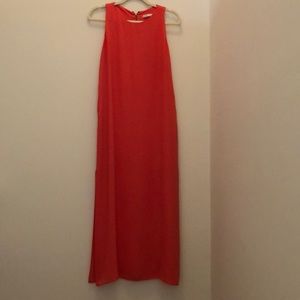 Alice + Olivia Orange Maxi Dress
